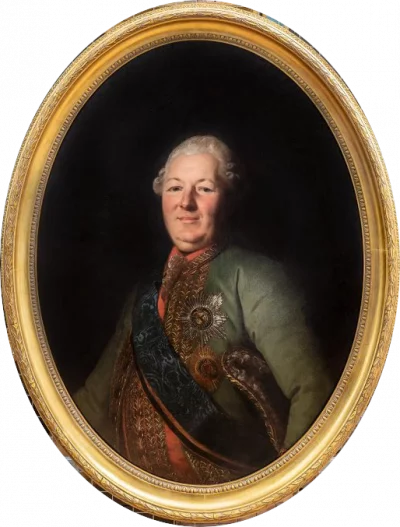 Портрет генерал-аншефа князя Василия Михайловича Долгорукого-Крымского (1722-1782). Видоизмененная копия с оригнала А.Рослена 1776 г. Неизвестный художник. Конец XVIII в. Российская империя, конец XVIII в. Холст, масло, 104х77 см. ГИМ