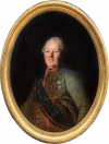 Портрет генерал-аншефа князя Василия Михайловича Долгорукого-Крымского (1722-1782). Видоизмененная копия с оригнала А.Рослена 1776 г. Неизвестный художник. Конец XVIII в. Российская империя, конец XVIII в. Холст, масло, 104х77 см. ГИМ