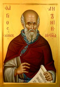 Антоний, преподобный, Сийский, в миру Андрей - современная икона