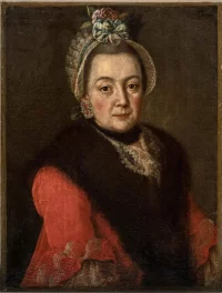 Портрет Анны Ивановны Колычёвой, урожденной Ивашкиной. Антропов Алексей Петрович. Российская империя, 1768 г. Холст, масло, 65х49,5 см. ГИМ