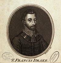 Сэр Фрэнсис Дрейк (Sir Francis Drake) (ок. 1540–1596), знаменитый английский мореплаватель. Национальный морской музей, Гринвич, Лондон