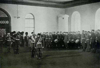 Высочайший парад лейб-гвардии Финляндского полка. Санкт-Петербург, декабрь 1906 г.