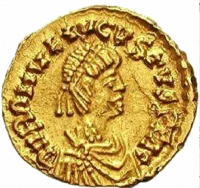 Первый император Восточно-Римской империи Флавий Аркадий был старшим сыном Феодосия Великого.