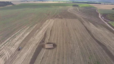 Могильник Шелебово. Общий вид на раскоп