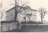 Дворец Марли. Консервация. Работы по расчистке Марлинского пруда. Фото 1952 г. Фотография, типографская печать, рукопись, 11,6х17,5; 24х33. Государственный музей-заповедник «Петергоф»