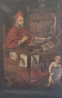 Портрет Роберто Беллармино в Collegium Germanicum