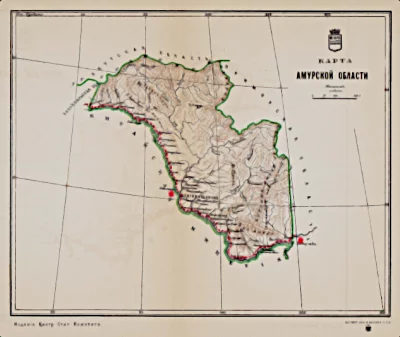 Карта Амурской области