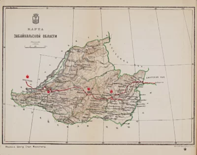 Карта Забайкальской области