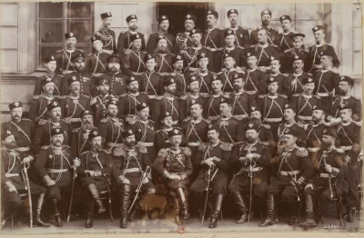 Лейб-гвардии Семёновский полк, общая полковая фотография. 1892 года.