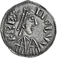 Пенни - Кеолвульфа II. Ок. 780–973 гг., Мерсия, D: 22 мм, 1,36 г. Аверс