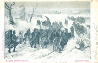 Битва у Визакны. Открытка, Будапешт, Дивальд Карой, 1896–1905