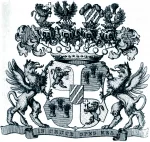 Герб баронов фон Бах, пожалованный в 1854 году, имел сложную геральдическую композицию. В центре — красный средний щиток с тремя серебряными зубчатыми перевязями, наложенный на серебряный лапчатый крест, который разделяет основной щит на четыре части. В первом и четвёртом золотых полях изображён обращённый внутрь красный лев, держащий обеими лапами высокий серебряный крест. Во втором и третьем синих полях — по золотому снопу. Над щитом — баронская корона и четыре коронованных шлема с различными нашлемниками. Щитодержатели — два золотых грифона, опирающихся на золотой арабесковый орнамент, обвитый красной лентой с девизом: In cruce spes mea («В кресте — моя надежда»).