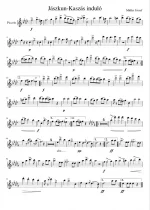 Jászkun-Kaszás induló; Композитор Müller József; Solo Flute piccolo; Flute piccolo