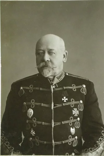Военный министр, генерал-адъютант В.А. Сухомлинов, 1915 г.