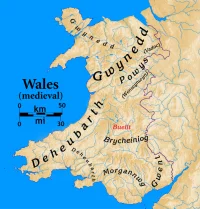 Карта королевства Гвинед (The Kingdom of Gwynedd)