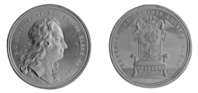 Фото № 1: Памятная медаль (до 1718 г.), автор Х. П. Гроскаурт.